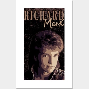 Richard Marx // 80s// Brown vintage Posters and Art